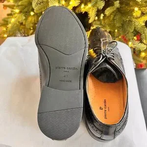 Pierre Cardin men’s black 100% cow burnish leather Oxford dress shoes sz 8 (41) Pierre Cardin | Shoes | Pierrecardin Mens Black 0 Cow  main image 4
